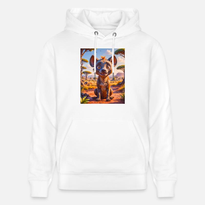 Animaux africains super mignons – Harpie - Sweat à capuche bio CRUISER Stanley/Stella Unisexe - blanc