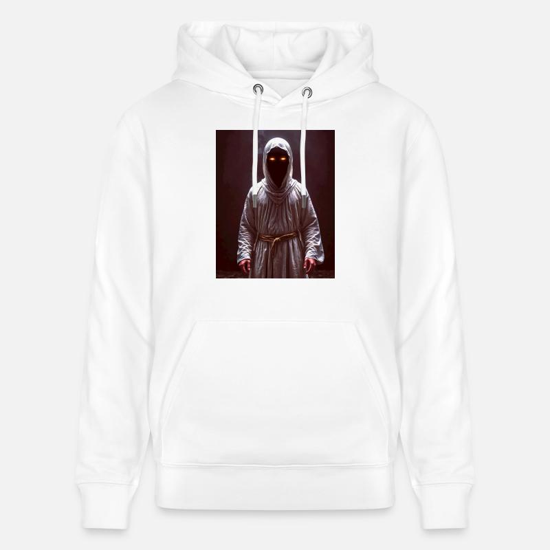 Noppera-bō Geist, der regungslos dasteht, - Stanley/Stella Unisex Bio-Hoodie CRUISER  - Weiß
