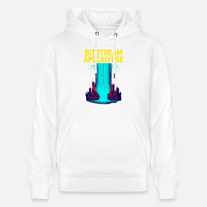 Bitstream Apokalypse - Stanley/Stella Unisex Bio-Hoodie CRUISER  - Weiß