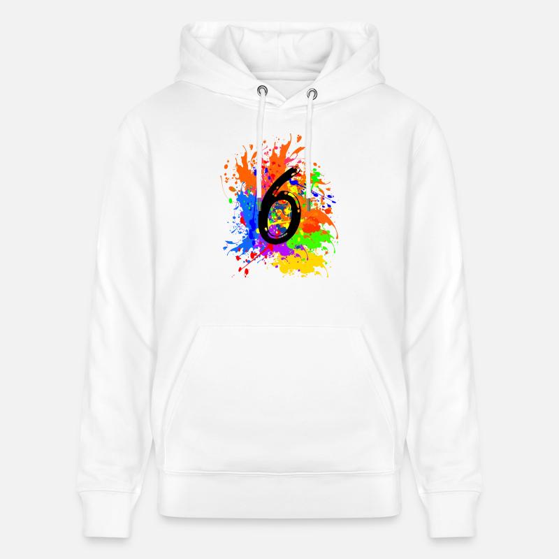 Splash 6 - Sweat à capuche bio CRUISER Stanley/Stella Unisexe - blanc