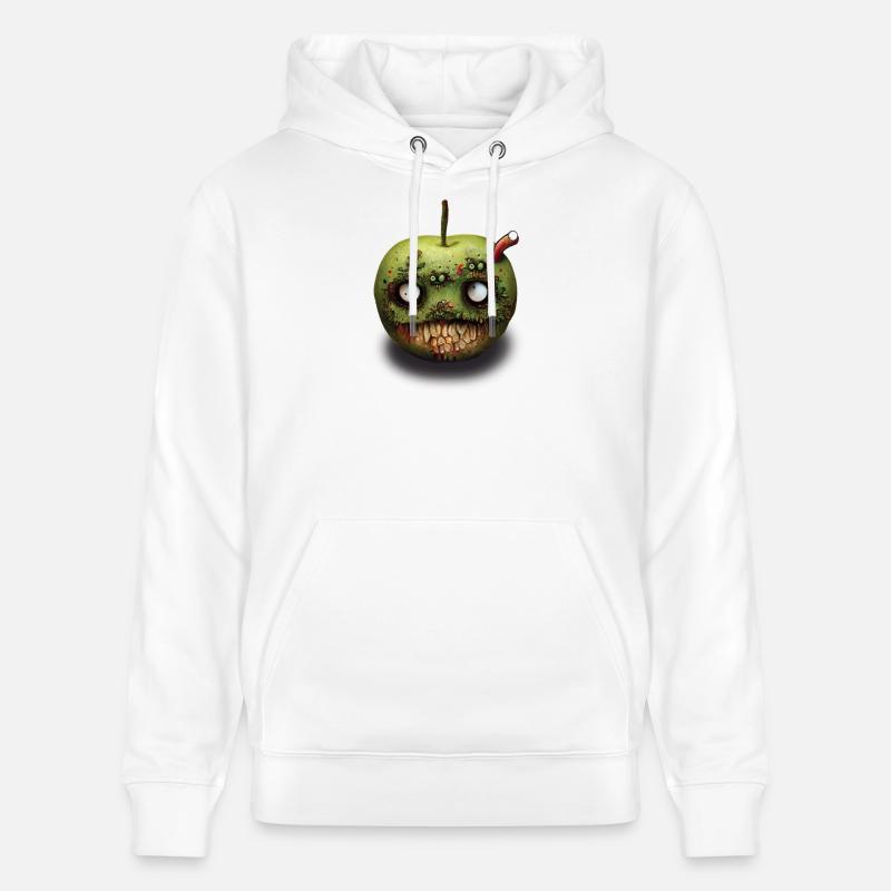 Zombie Pomme Fallen Fruit - Sweat à capuche bio CRUISER Stanley/Stella Unisexe - blanc
