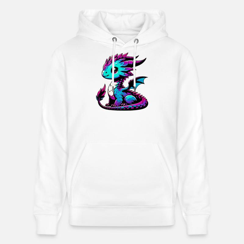 Drache - Stanley/Stella Unisex Bio-Hoodie CRUISER  - Weiß