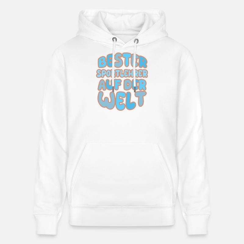 Enseignant d’éducation physique comme vocation - Sweat à capuche bio CRUISER Stanley/Stella Unisexe - blanc