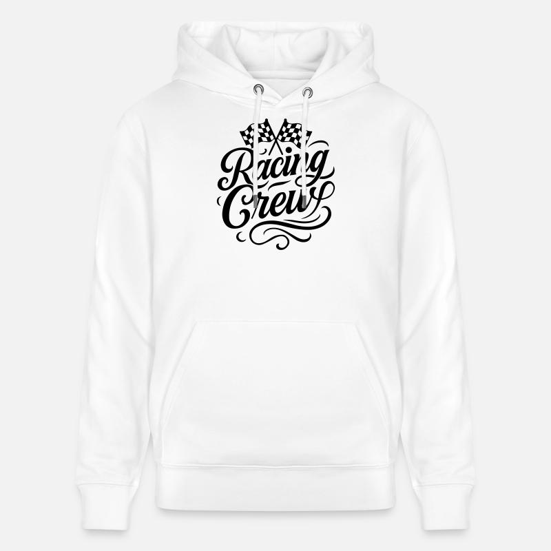 Équipage de course - Sweat à capuche bio CRUISER Stanley/Stella Unisexe - blanc