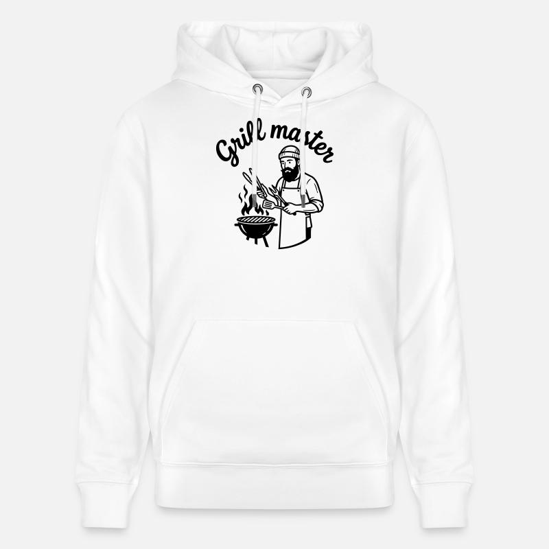 griller - Sweat à capuche bio CRUISER Stanley/Stella Unisexe - blanc