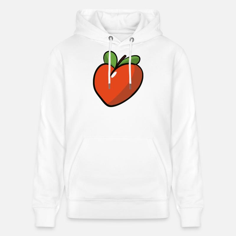 Peche_coeur - Stanley/Stella Unisex Bio-Hoodie CRUISER  - Weiß