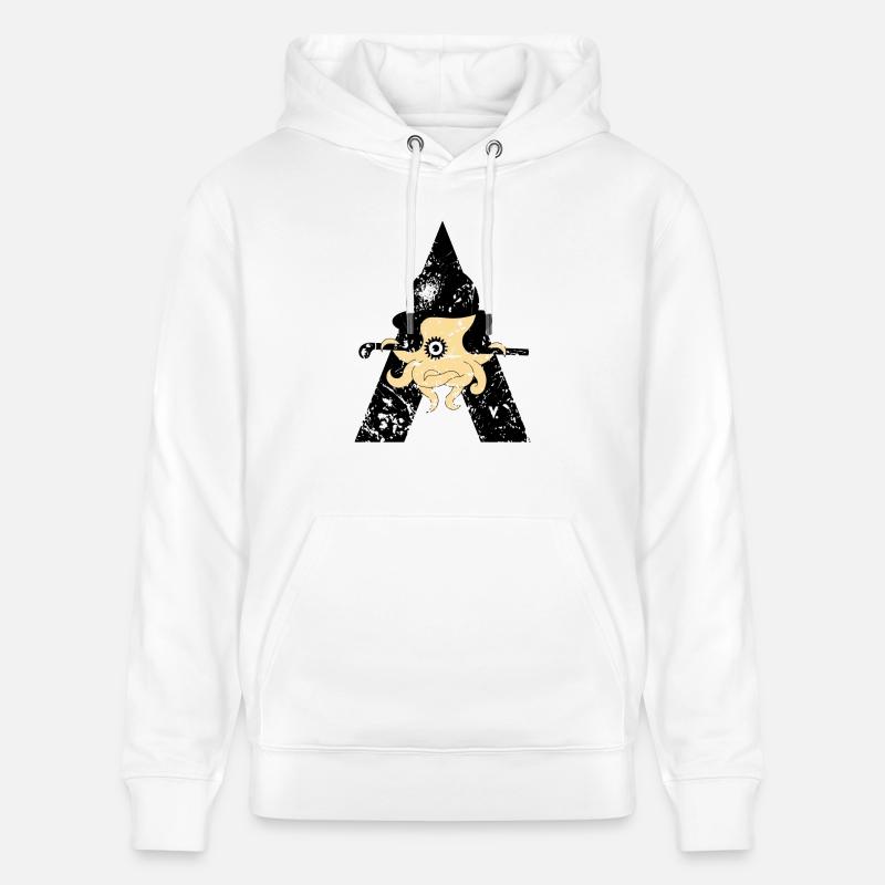 Clockwork Octopus - Sweat à capuche bio CRUISER Stanley/Stella Unisexe - blanc