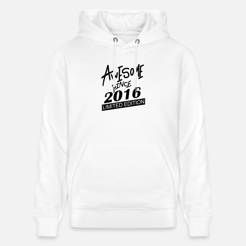 2016 - Millésime 2016 - Sweat à capuche bio CRUISER Stanley/Stella Unisexe - blanc