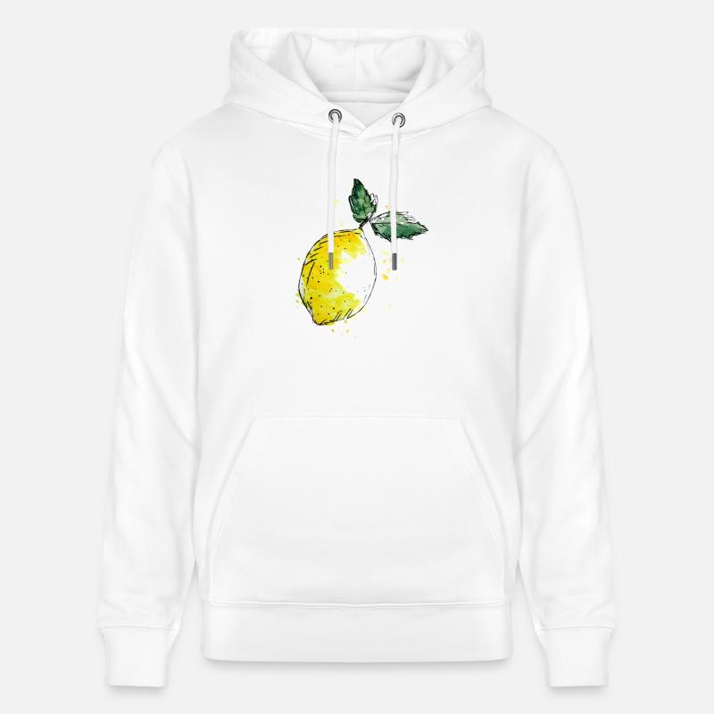 frais d'agrumes - Sweat à capuche bio CRUISER Stanley/Stella Unisexe - blanc