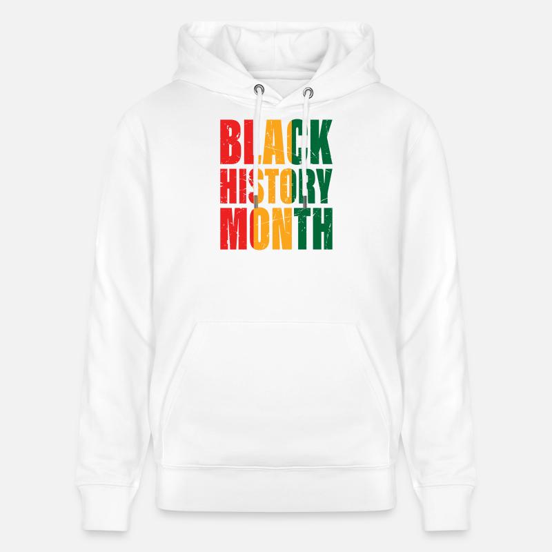 Mois de l'histoire des Noirs - Sweat à capuche bio CRUISER Stanley/Stella Unisexe - blanc