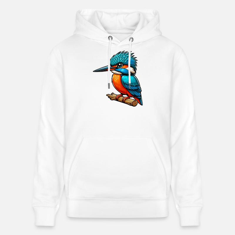 Martin-pêcheur - Sweat à capuche bio CRUISER Stanley/Stella Unisexe - blanc