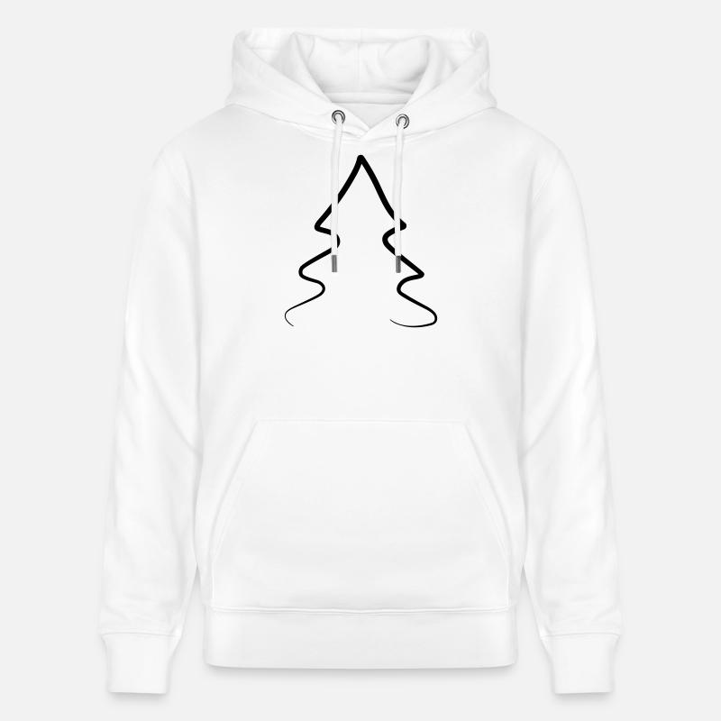 Sapin de Noël - Sweat à capuche bio CRUISER Stanley/Stella Unisexe - blanc