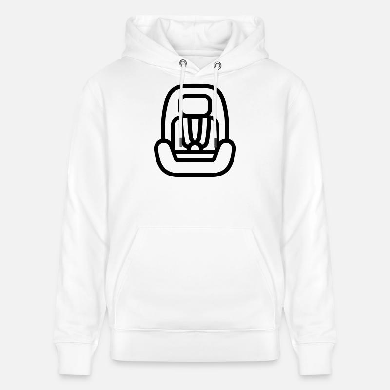 siège auto bébé - Sweat à capuche bio CRUISER Stanley/Stella Unisexe - blanc