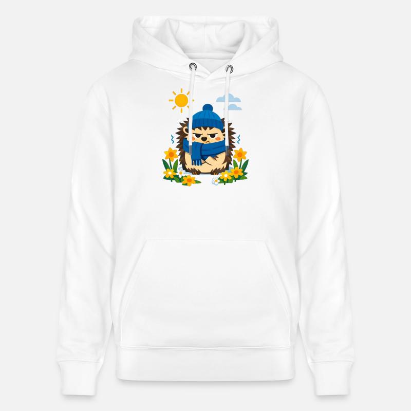 Printemps ? Non commandé ! - Sweat à capuche bio CRUISER Stanley/Stella Unisexe - blanc