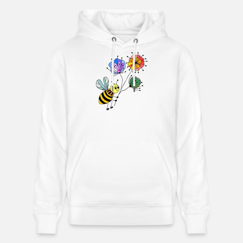 insecte - Sweat à capuche bio CRUISER Stanley/Stella Unisexe - blanc