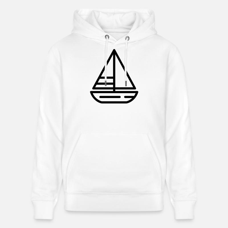 voilier - Sweat à capuche bio CRUISER Stanley/Stella Unisexe - blanc