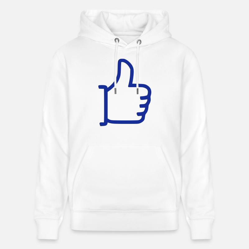 Comme - pouces vers le haut - Sweat à capuche bio CRUISER Stanley/Stella Unisexe - blanc