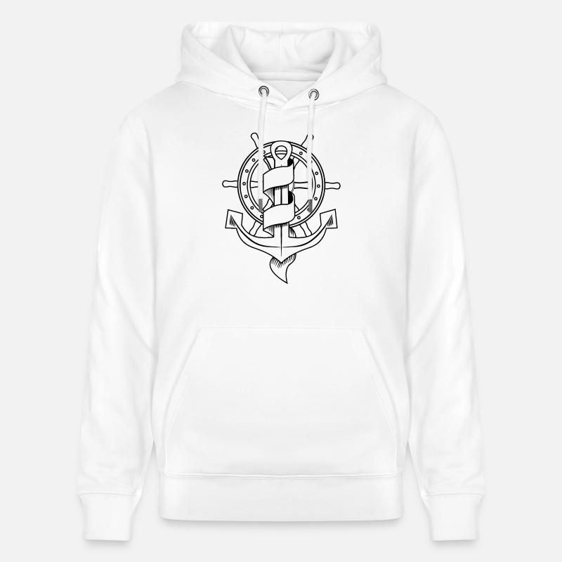klassic_tattoo_vector - Stanley/Stella Unisex Bio-Hoodie CRUISER - Weiß