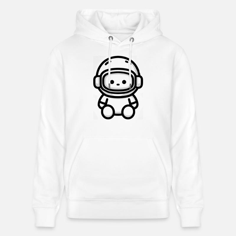 Casque Bébé - Sécurité Enfant - Sweat à capuche bio CRUISER Stanley/Stella Unisexe - blanc
