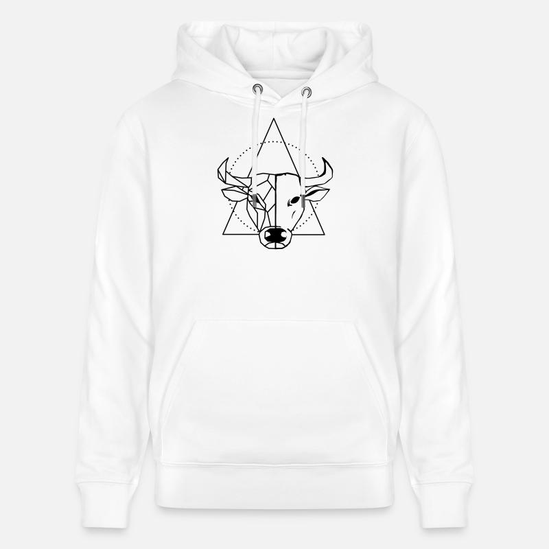 Bœuf - Sweat à capuche bio CRUISER Stanley/Stella Unisexe - blanc