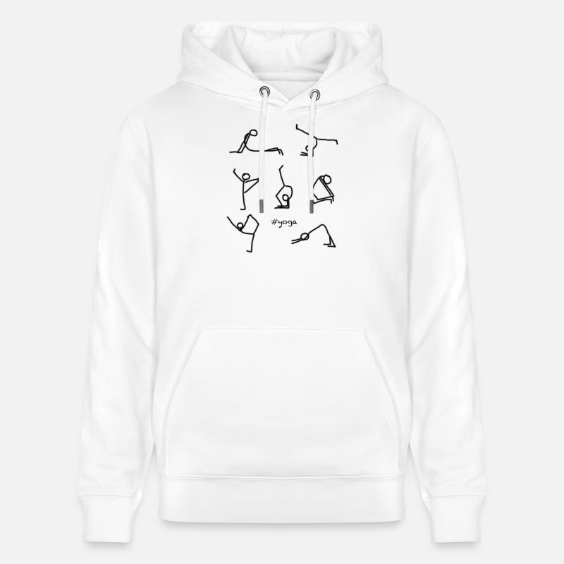 yoga - Sweat à capuche bio CRUISER Stanley/Stella Unisexe - blanc