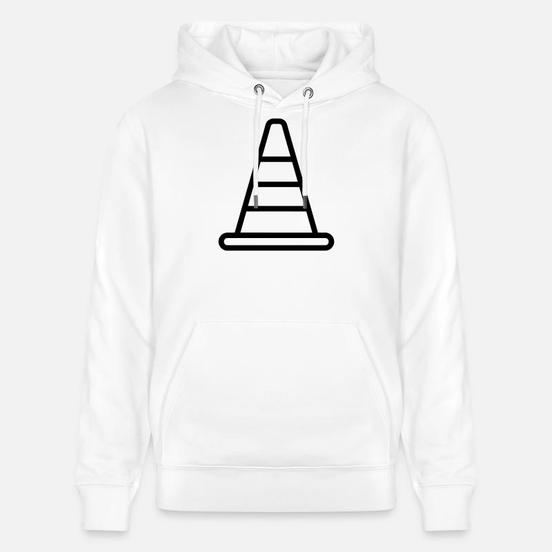 cône - Sweat à capuche bio CRUISER Stanley/Stella Unisexe - blanc