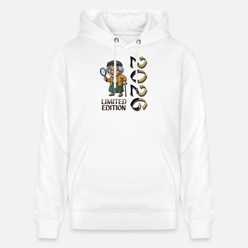 Grand-mère Édition limitée Granny en retraite - Sweat à capuche bio CRUISER Stanley/Stella Unisexe - blanc