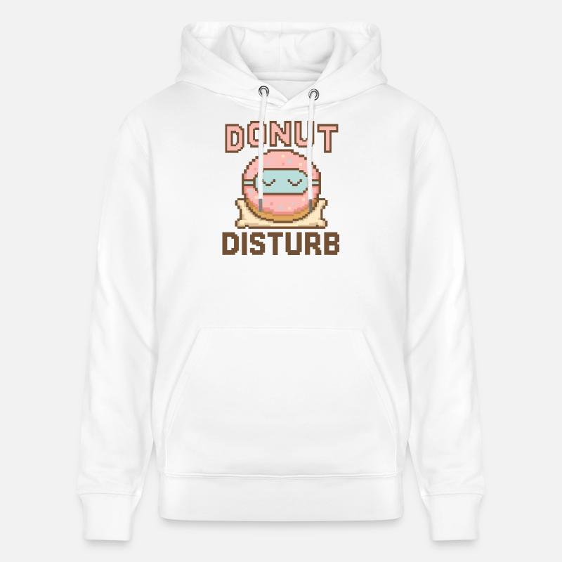 Donut Disturb – Mode Sommeil Doux - Sweat à capuche bio CRUISER Stanley/Stella Unisexe - blanc