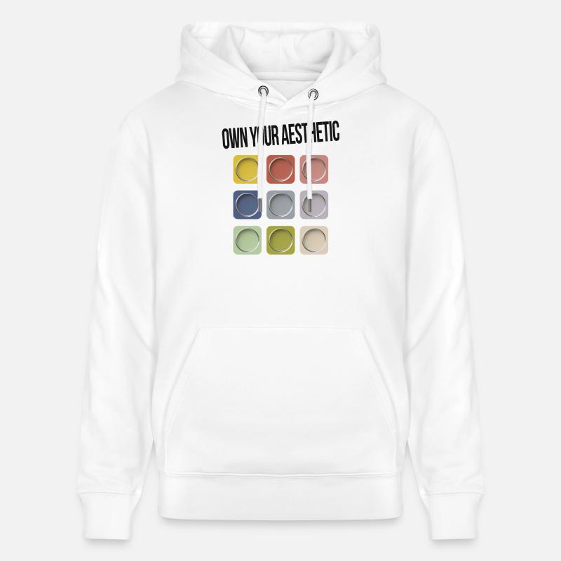Assumez votre esthétique – Déclaration moderne - Sweat à capuche bio CRUISER Stanley/Stella Unisexe - blanc