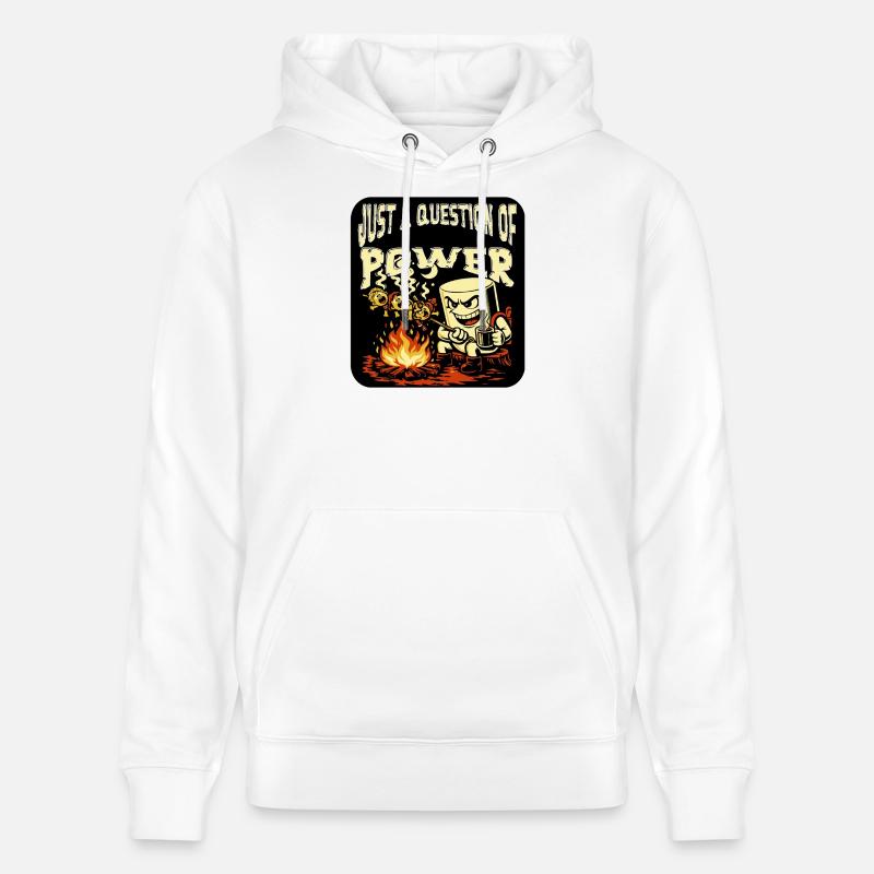 Rôti au feu de camp - Sweat à capuche bio CRUISER Stanley/Stella Unisexe - blanc