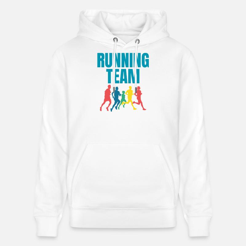 Équipe de course - Sweat à capuche bio CRUISER Stanley/Stella Unisexe - blanc