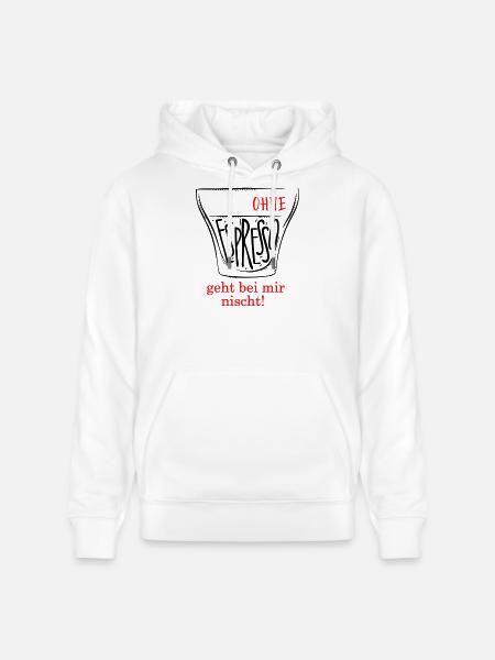 Espresso - Stanley/Stella Unisex Bio-Hoodie CRUISER  - Weiß