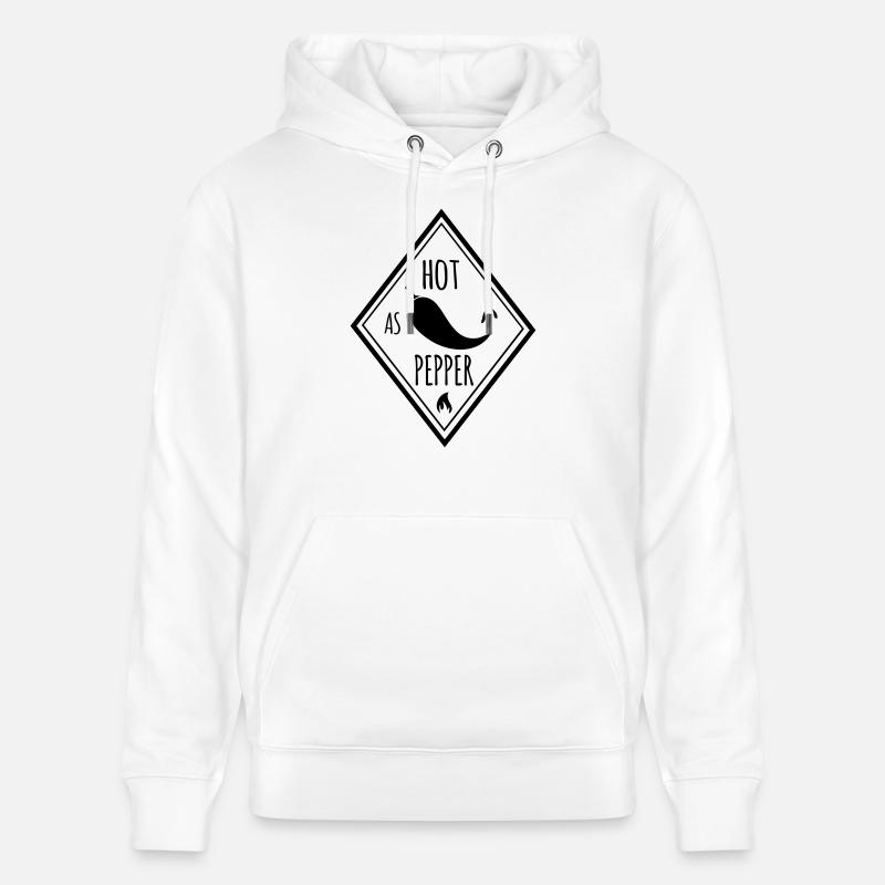 Hot as pepper - Stanley/Stella Unisex Bio-Hoodie CRUISER  - Weiß