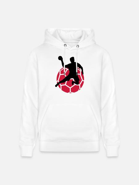 handball - Sweat à capuche bio CRUISER Stanley/Stella Unisexe - blanc
