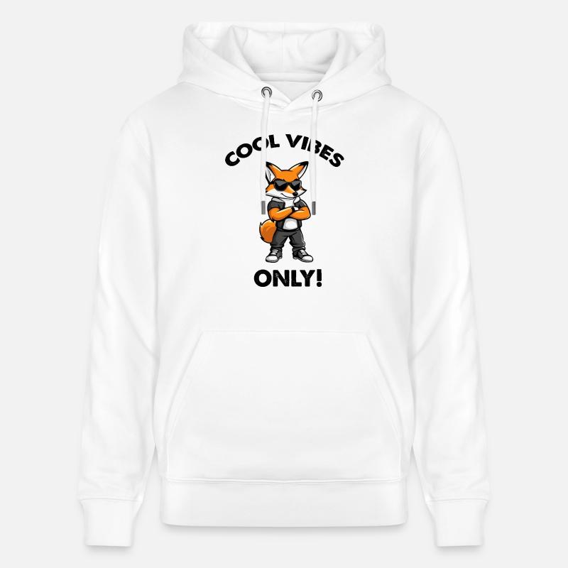 Fox Cool Vibes - Sweat à capuche bio CRUISER Stanley/Stella Unisexe - blanc