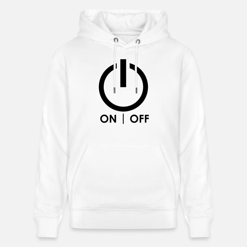 ON / OFF - Sweat à capuche bio CRUISER Stanley/Stella Unisexe - blanc