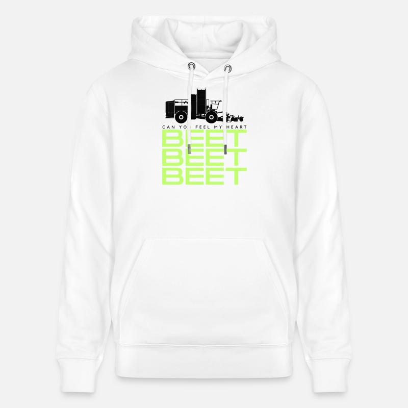 Récolteuse de betteraves Tshirt - Sweat à capuche bio CRUISER Stanley/Stella Unisexe - blanc