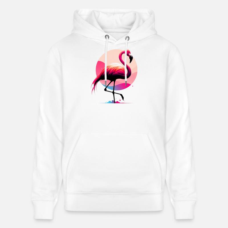 Flamant - Sweat à capuche bio CRUISER Stanley/Stella Unisexe - blanc