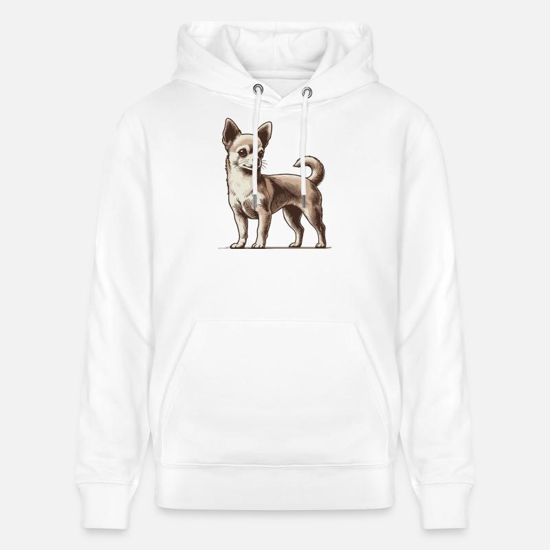 Chihuahueño - Sweat à capuche bio CRUISER Stanley/Stella Unisexe - blanc