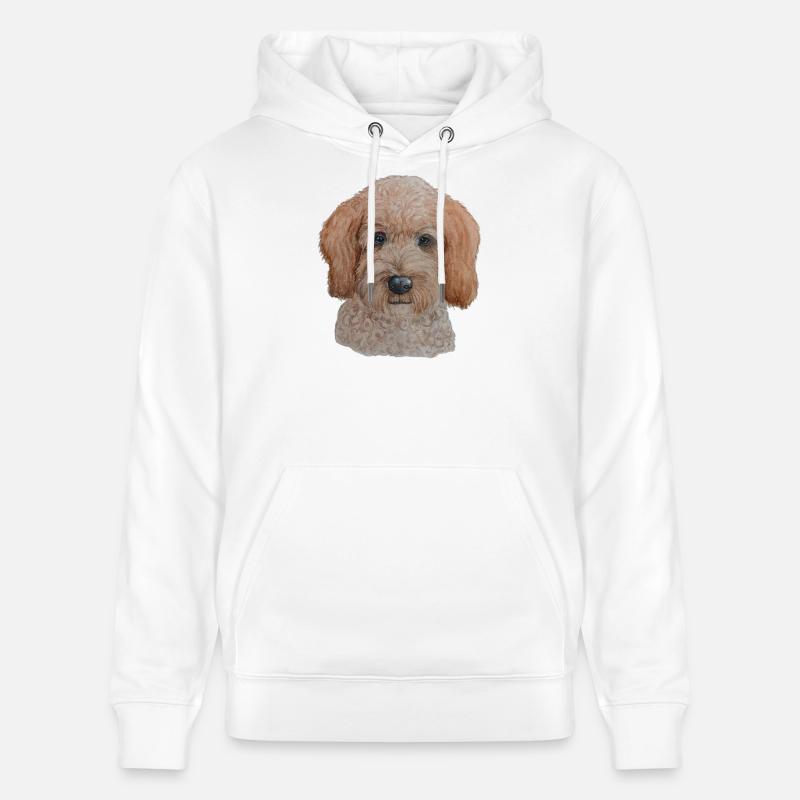 Labradoodle - Sweat à capuche bio CRUISER Stanley/Stella Unisexe - blanc