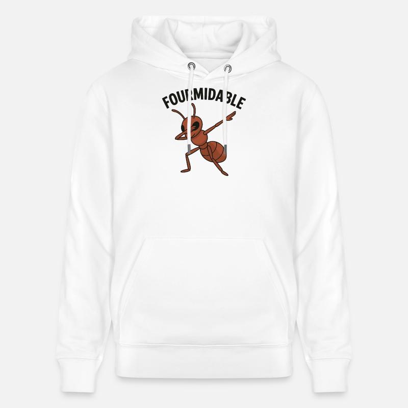 Fourmidable Dab Ameise - Stanley/Stella Unisex Bio-Hoodie CRUISER  - Weiß