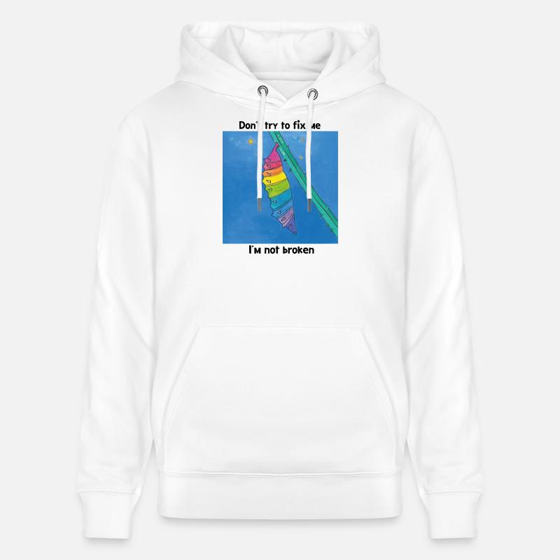 Bon comme je suis ! - Sweat à capuche bio CRUISER Stanley/Stella Unisexe - blanc