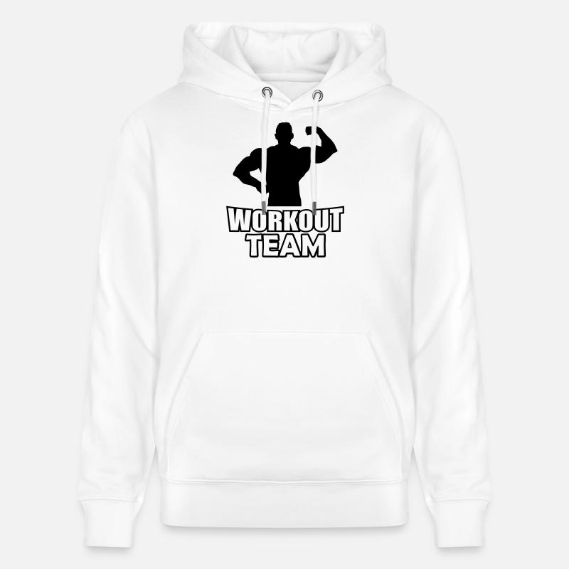 workout_team- - Stanley/Stella Unisex Bio-Hoodie CRUISER - Weiß