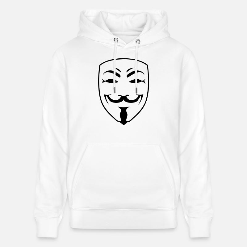 anonymous - Sweat à capuche bio CRUISER Stanley/Stella Unisexe - blanc