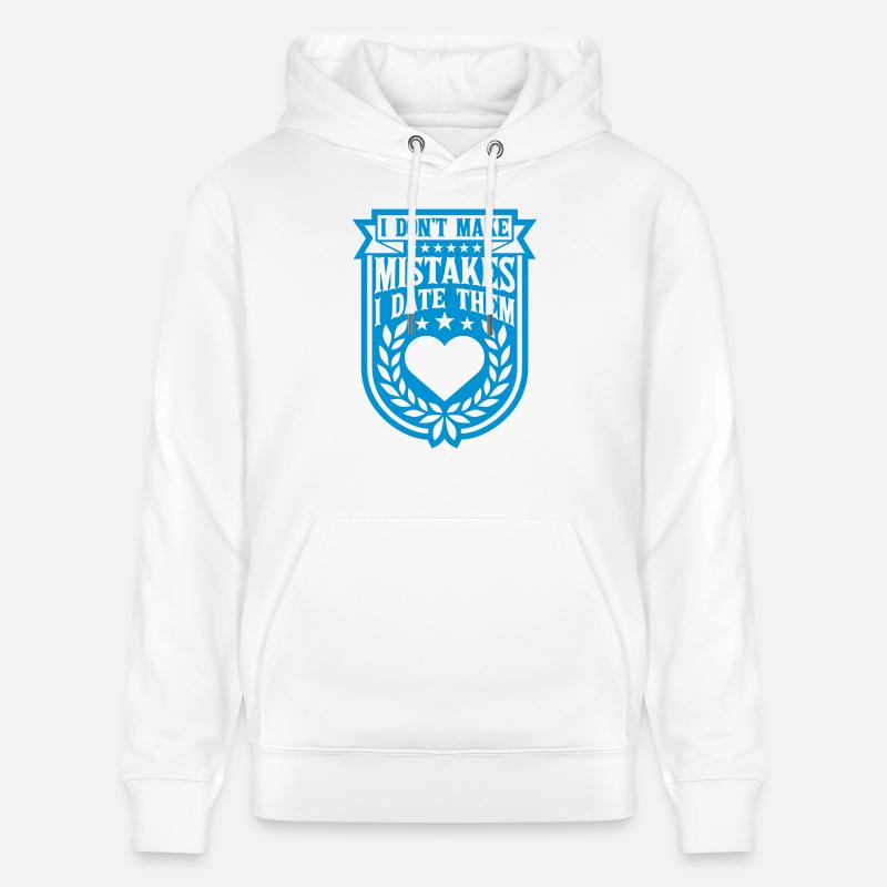 Date Erreurs Citation Logo - Sweat à capuche bio CRUISER Stanley/Stella Unisexe - blanc