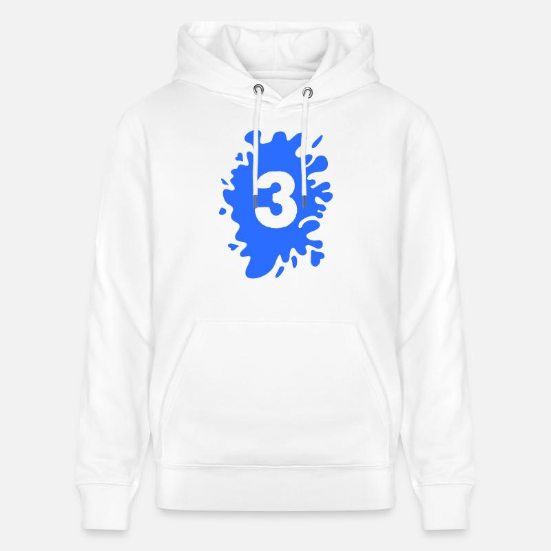 Blobs 3 - Sweat à capuche bio CRUISER Stanley/Stella Unisexe - blanc