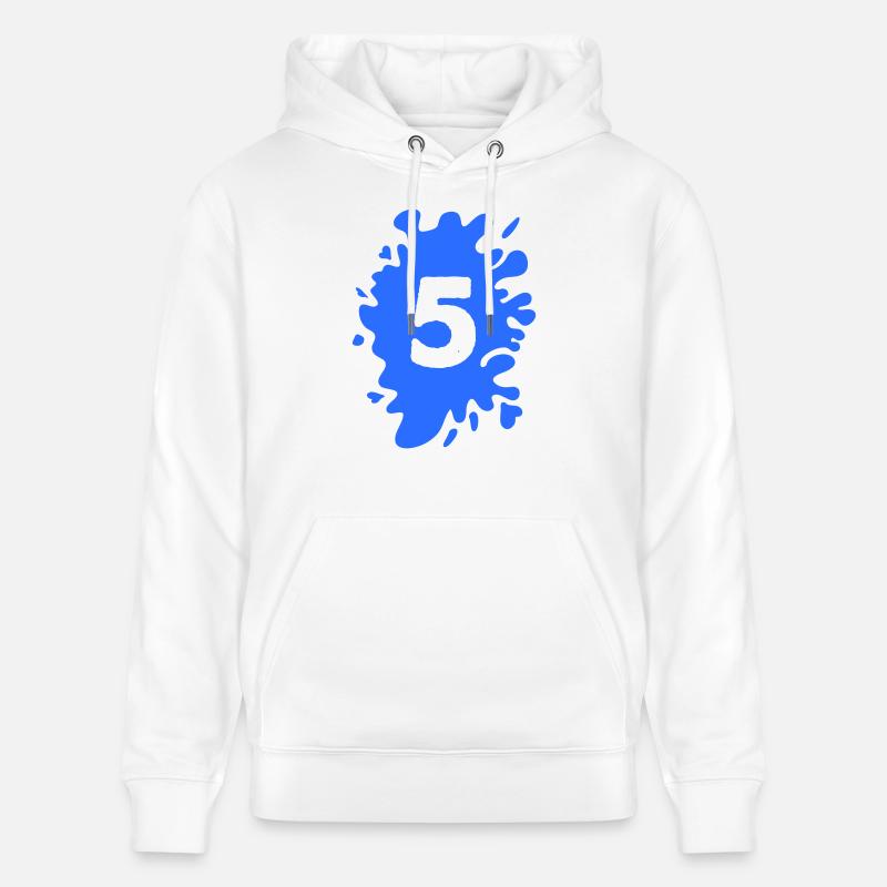 Blob 5 - Sweat à capuche bio CRUISER Stanley/Stella Unisexe - blanc
