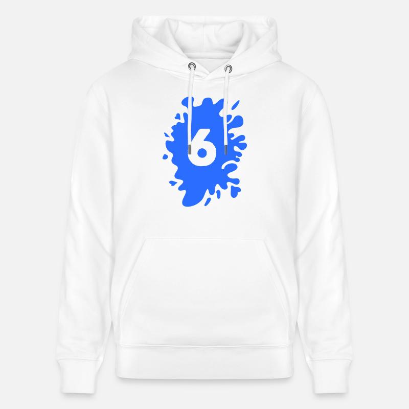 Blobs 6 - Sweat à capuche bio CRUISER Stanley/Stella Unisexe - blanc