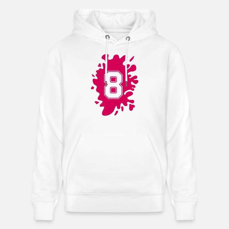 Blobs 8 - Sweat à capuche bio CRUISER Stanley/Stella Unisexe - blanc