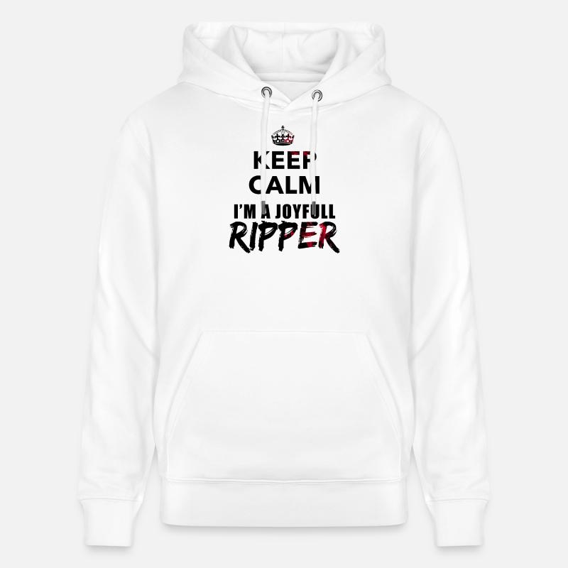 ripper2 - Sweat à capuche bio CRUISER Stanley/Stella Unisexe - blanc